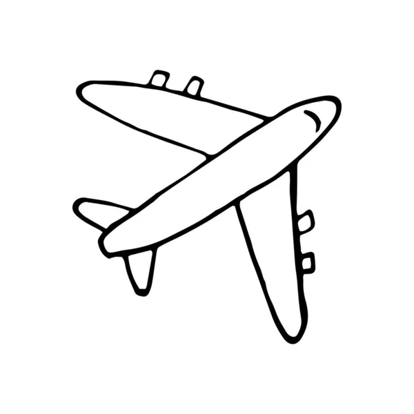 design de silhueta de avião modelo de jogo de menino seguindo