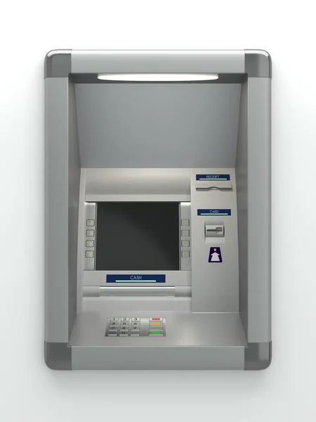 ATM stroj na zeď — Stock fotografie