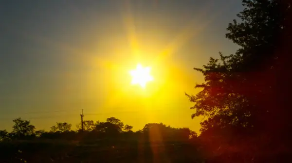 Manhã Nascer Sol Foto Tirada Modo Vídeo — Fotografia de Stock