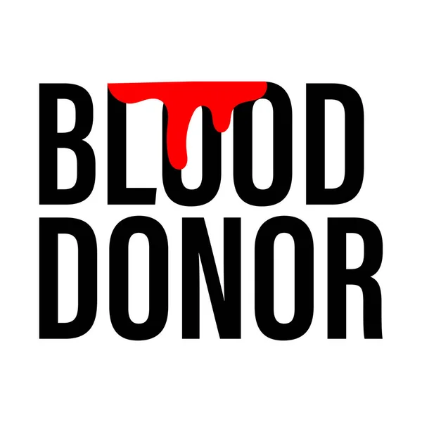 Creatieve Blood Donor Day Motivatie Informatie Donor Poster Bloeddonatie Wereld — Stockvector