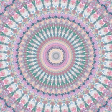 Soyut kaleydoskop desenli çok renkli doku. Tasarım illüstrasyonu.