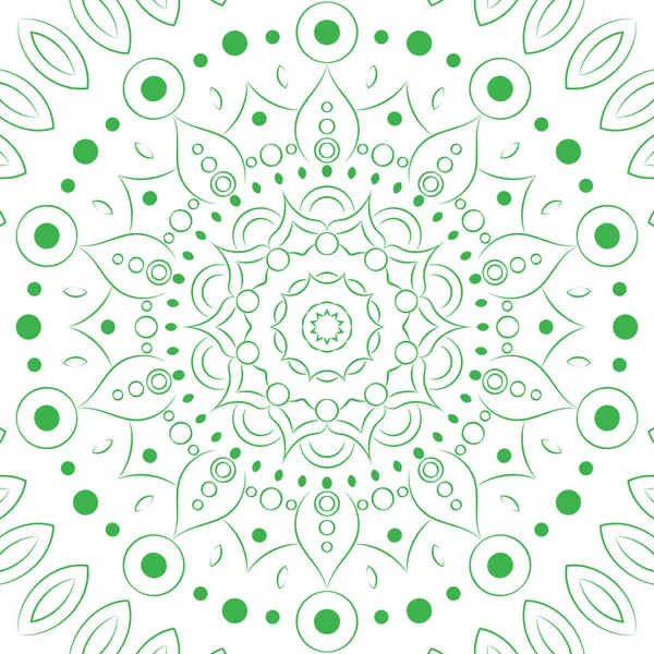 Mandala Ornament Pattern Vorhanden Vintage Dekorative Elemente Handgezeichneter Hintergrund Islam — Stockvektor