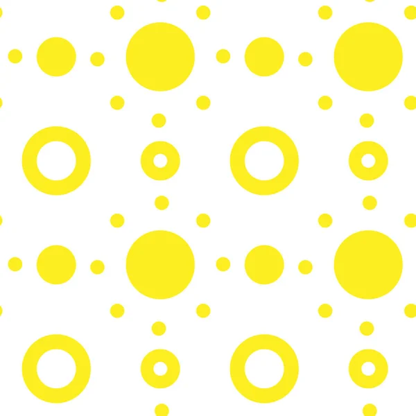 Färgad Cirkel Sömlös Mönster Prickmönster — Stock vektor