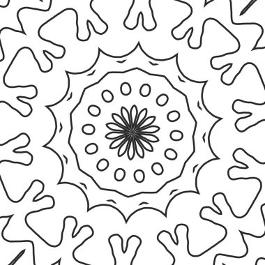 Yaratıcı tasarım için siyah ve beyaz olarak soyut ve pürüzsüz desen