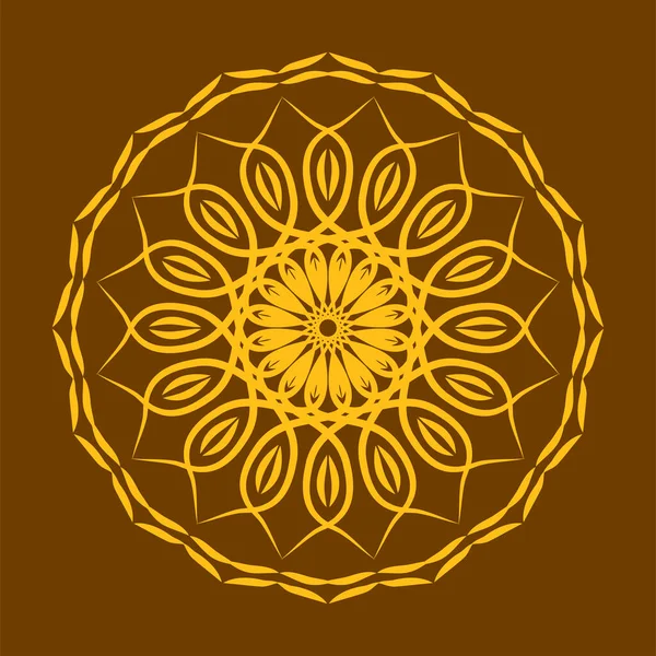 Mandala Arta Vintage Colorate Design Fundal Vedic Indian Antic Textura — Vector de stoc