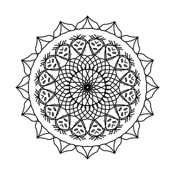 빈티지 인도의 디자인 수학적 모양을 — 스톡 사진