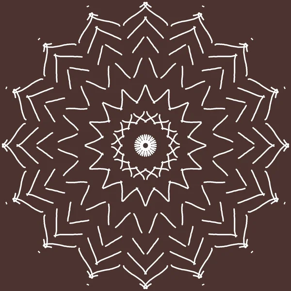 Mandala Красочное Винтажное Искусство Древнеиндийский Ведический Дизайн Фона Старая Текстура — стоковое фото
