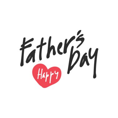 Mutlu Babalar Günü 'nü kutlamak için Doodle Tasarım. Tebrik kartı, afiş, broşür, davetiye, tebrik, poster tasarımı. Vektör illüstrasyonu.