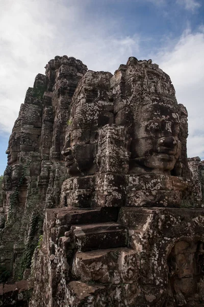 Angkor Wat Budha Faces Camboya — Foto de Stock