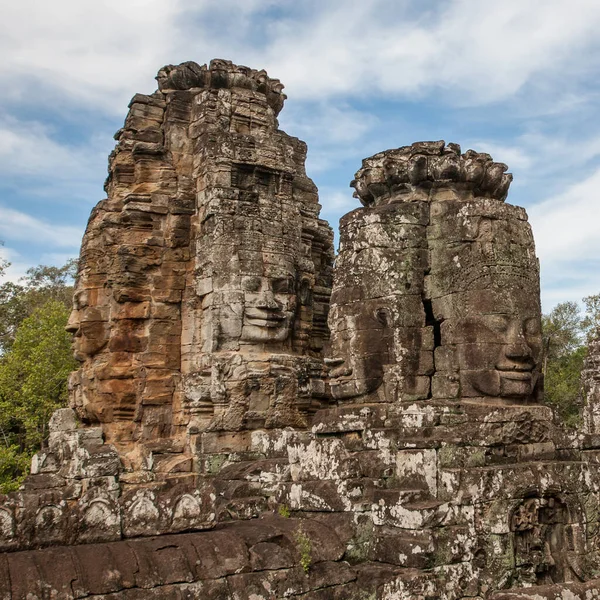 Angkor Wat Budha Faces Camboya — Foto de Stock