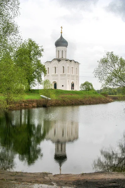 Suzdal Vladimir Oblast Oroszország 2012 Május Szűz Mária Közbenjárásának Temploma — Stock Fotó