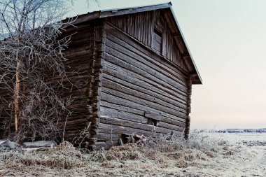 Frosty ahır duvar