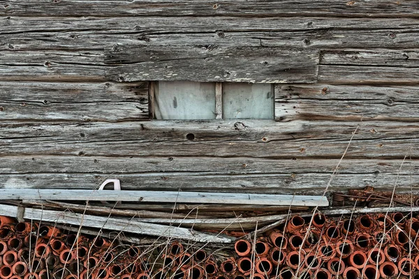 Telaio e tubi della finestra — Foto Stock