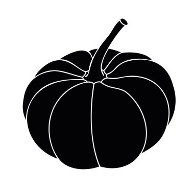 Pumpkin hand drawn ilustration for fall hollyday.