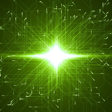 partikülleri ile enerji yollar biçme ile teknoloji soyut.