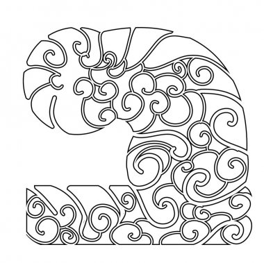 dövme için bulut arka plan. Japon dalga dövme tasarımı. Kol için Çin bulutu