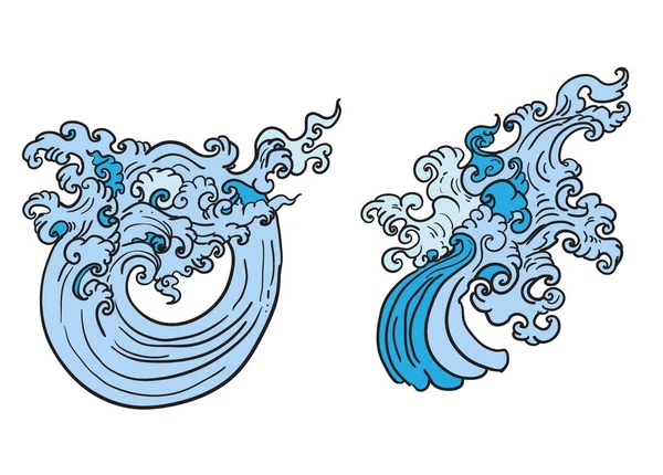 15 Powerful Hokusai Wave Tattoos  Tattoodo