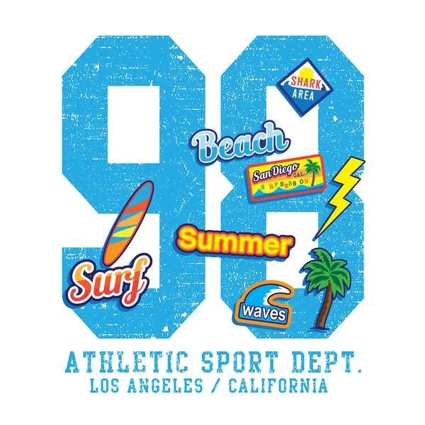 Stylish Banner Athletic Sport Department Inscription Vector Illustration — Stock Vector