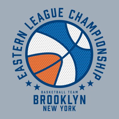 Doğu ligi şampiyonluğu yazısıyla şık bir pankart, vektör illüstrasyonu