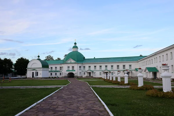 Staraya Sloboda Oblast Leningrado Rússia Julho 2020 Visita Mosteiro Alexandro — Fotografia de Stock