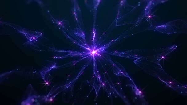 宇宙の抽象的な星 — ストック動画