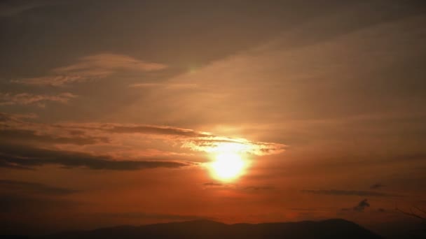 or panorama coucher de soleil laps de temps 4k 