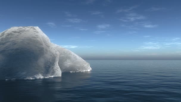 Deniz Buz Berg — Stok video