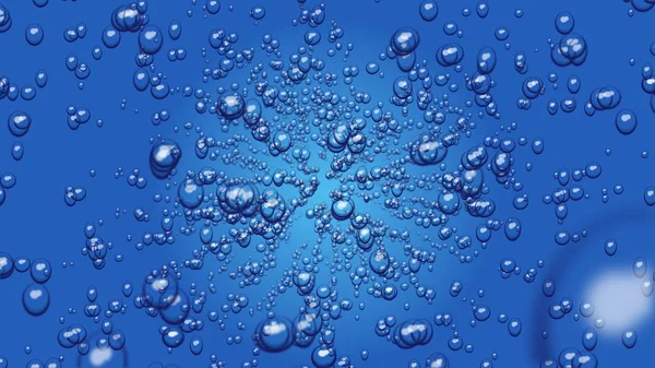 Bubliny Vodě Abstrakt — Stock fotografie