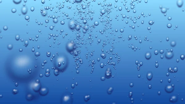 Bubliny Vodě Abstrakt — Stock fotografie