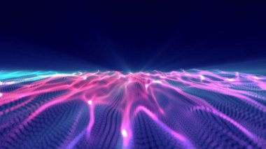 dalga doku soyut parçacık