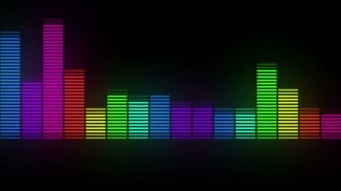 renk Müzik Ekolayzer soyut