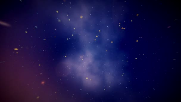 銀河星雲の抽象的な空間 — ストック動画