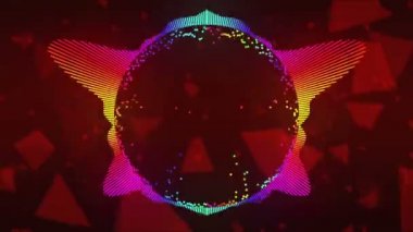 renk Müzik Ekolayzer soyut