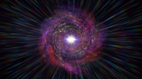 Kosmiska Galaxy Bakgrund Abstrakt — Stockfoto
