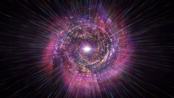 Galaxia Cósmica Fondo Abstracto — Foto de Stock