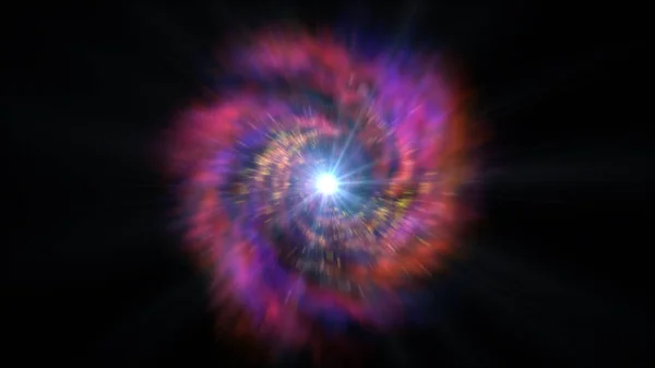 Galaxia Cósmica Fondo Abstracto —  Fotos de Stock