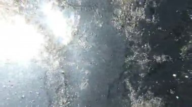 su ağır çekimde kabarcık