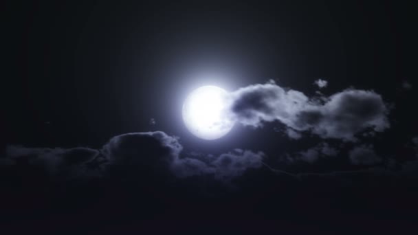 nuit pleine lune 4k 