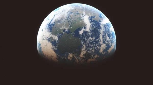 Abstraktní Planety Jako Země — Stock fotografie