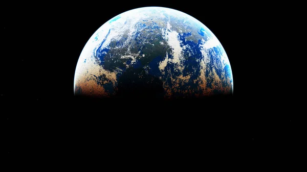 Planeta Abstracto Como Tierra — Foto de Stock