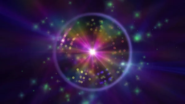 Magic Ball Particle Space — Stock Photo, Image
