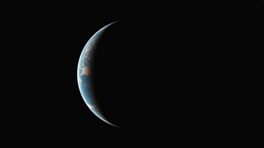 gezegen yörüngeden gündoğumu