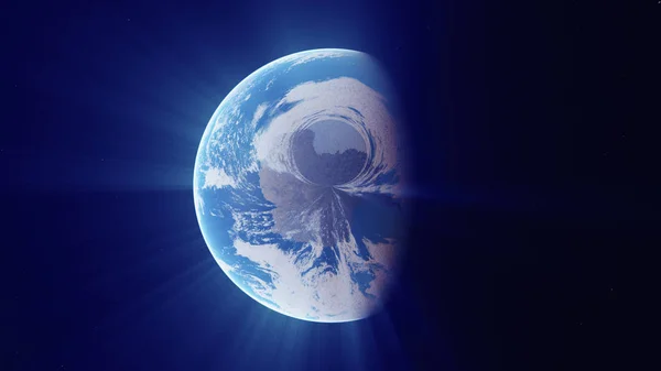 Wschód Słońca Orbity Planety — Zdjęcie stockowe