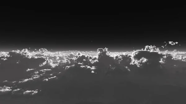 Estratosfera Acima Das Nuvens Abstrato — Fotografia de Stock