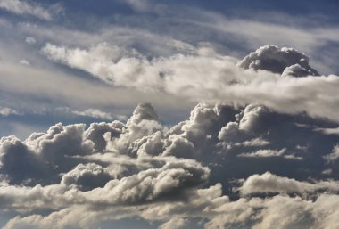 büyük bulutlar panorama yakınlaştırma