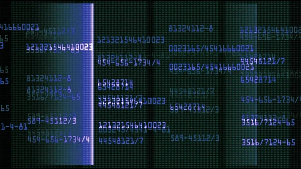 Dati Monitor Numeri Sfondo — Foto Stock