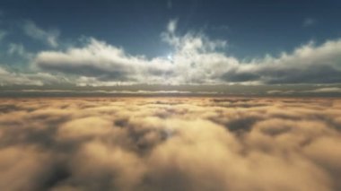 bulutlar günbatımı güneş ray üzerinde