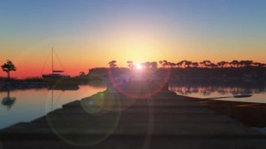 defne günbatımı 4 k mavi