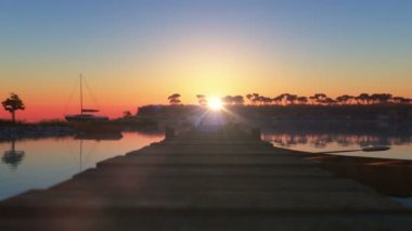 defne günbatımı 4 k mavi