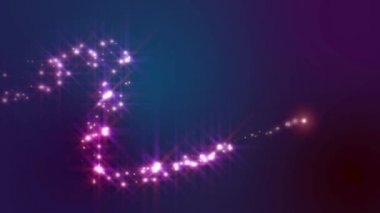 Parçacık yıldız toz soyut